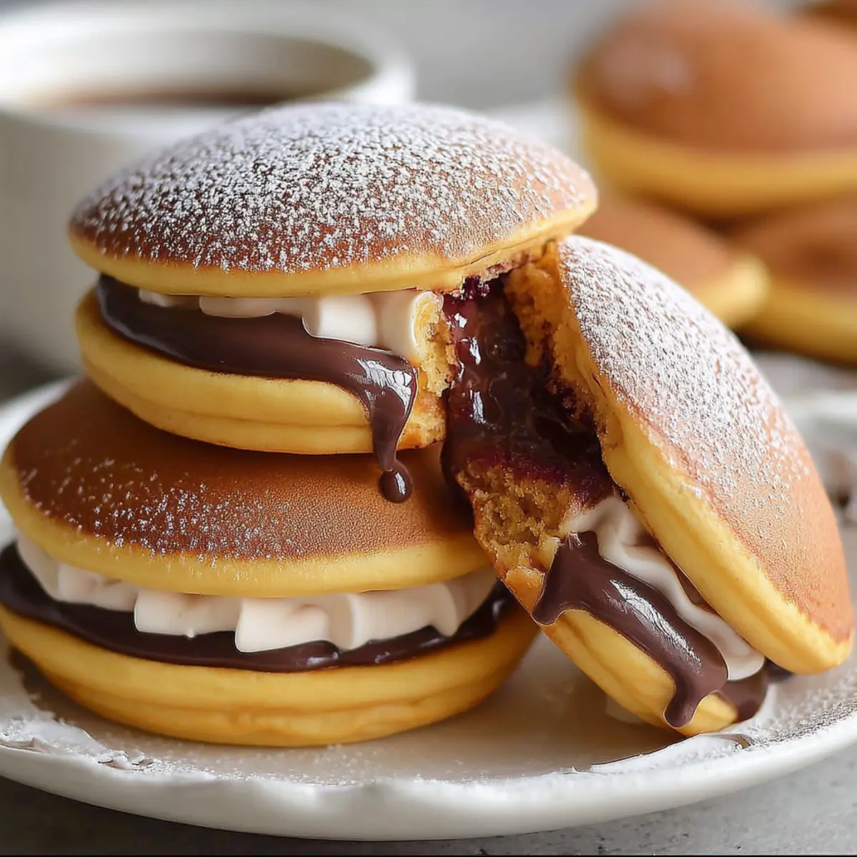 Traditional Japanese Dorayaki Pancakes First Image