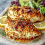 Herb-Crusted Baked Chicken Fillets First Image