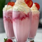 Rich Strawberry Milkshake Delight First Image