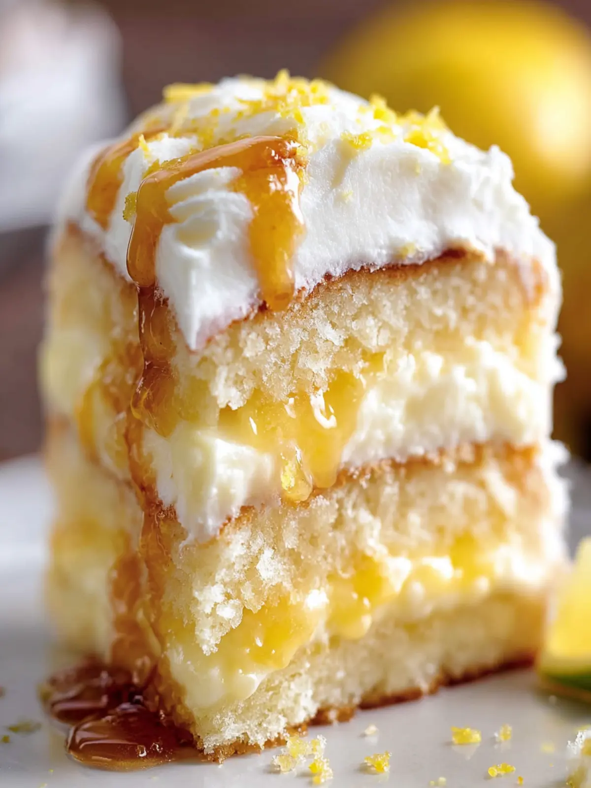 Lemon Layer Cake Dessert First Image