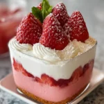 Creamy Strawberry Mousse Dessert First Image