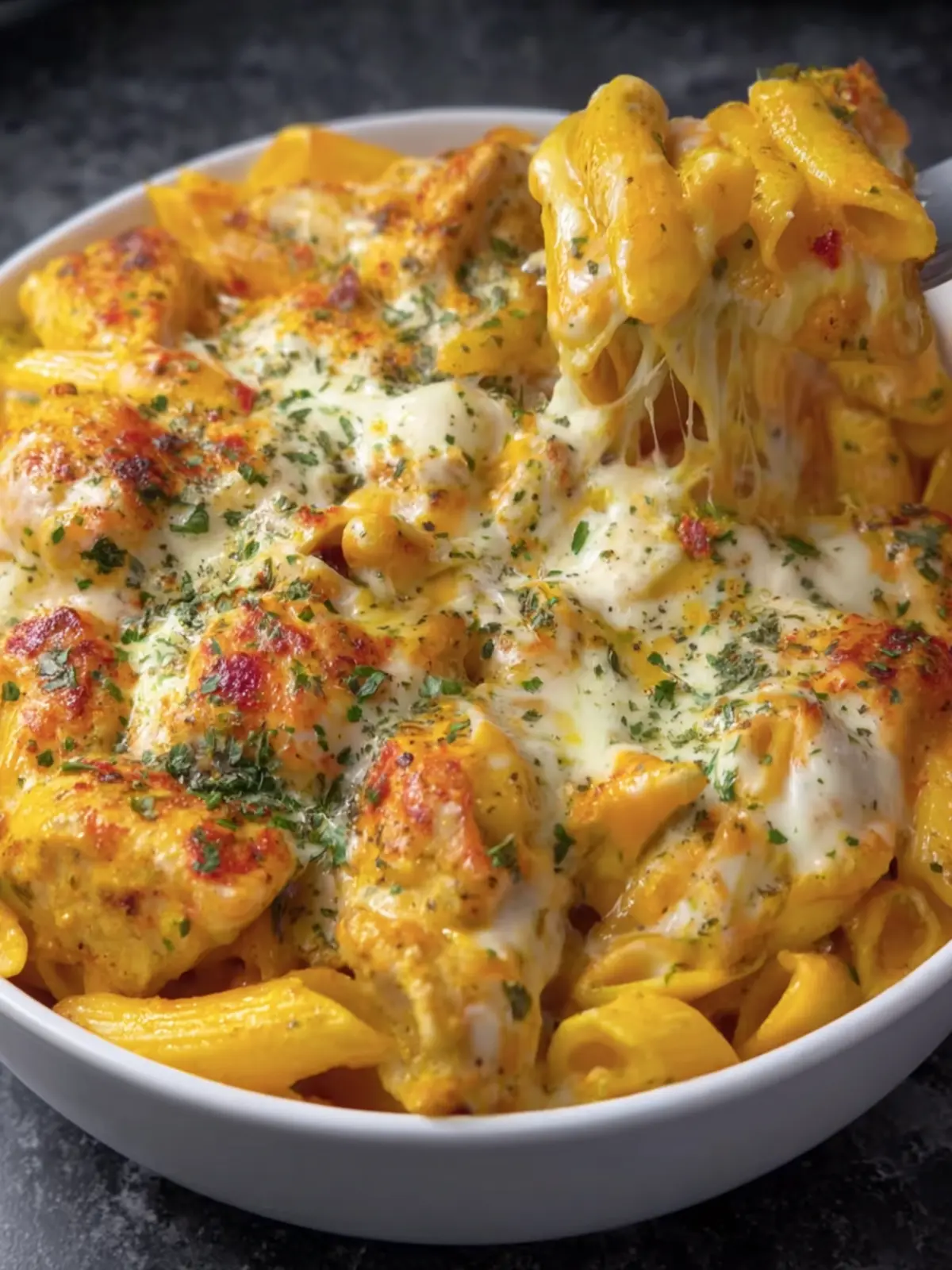 Creamy Baked Chicken Pasta First Image