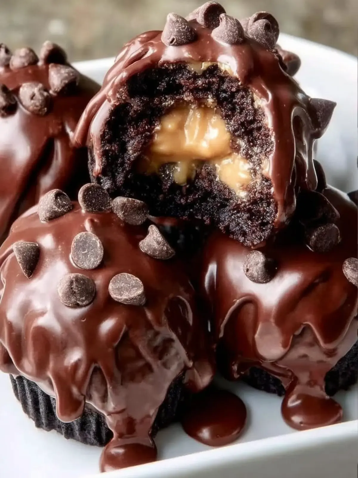 Decadent Chocolate Peanut Butter Truffles First Image