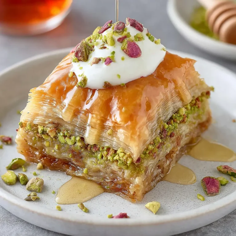 Honey-Glazed Pistachio Baklava Delight First Image