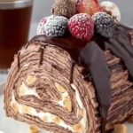 Decadent Chocolate Hazelnut Crepe Cake First Image
