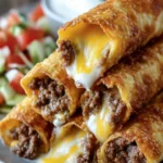 Crispy Beef and Cheese Taquitos First Image
