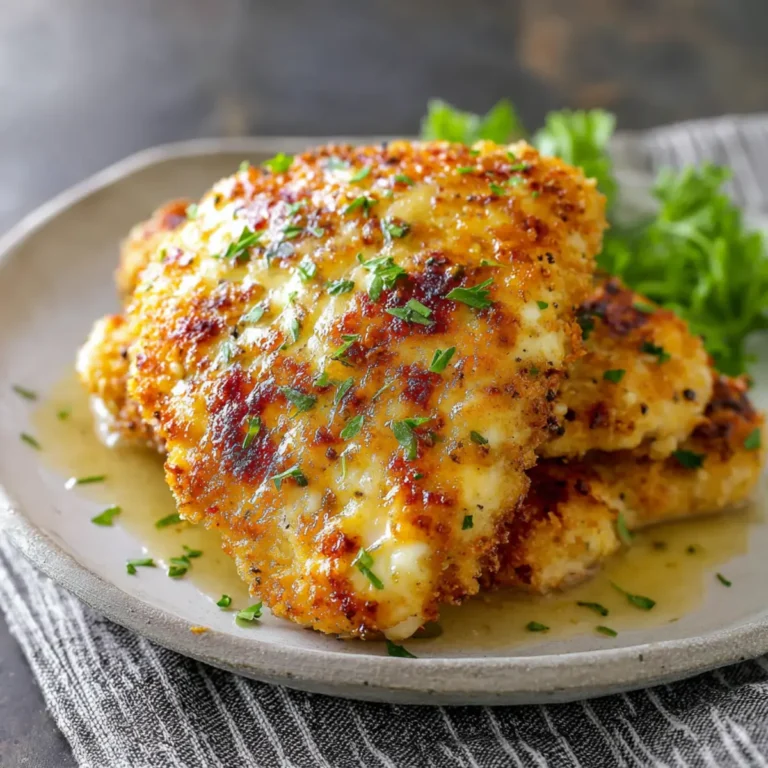 Crispy Parmesan Crusted Chicken First Image