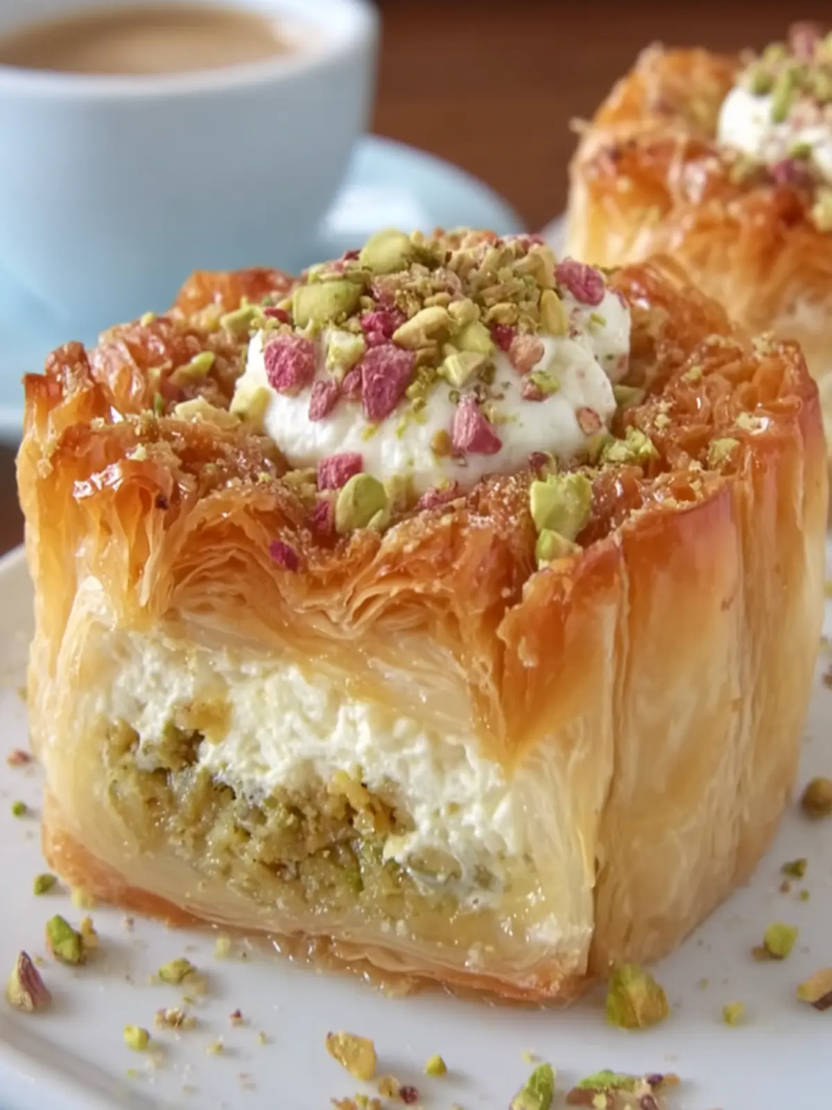 Pistachio Phyllo Pastry Tart First Image