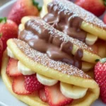 Fluffy Pancake Chocolate Tacos First Image