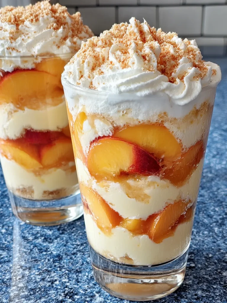 Peach and Cream Parfait Delight First Image