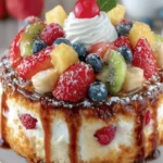 Fruit-Loaded Cream Cake Delight First Image