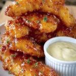 Crispy Honey Garlic Chicken Tenders First Image