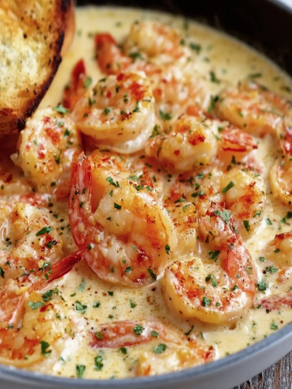 Creamy Garlic Shrimp Dish First Image