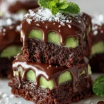 Mint Chocolate Brownie Bars First Image