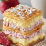 Flaky Custard Slice Dessert First Image