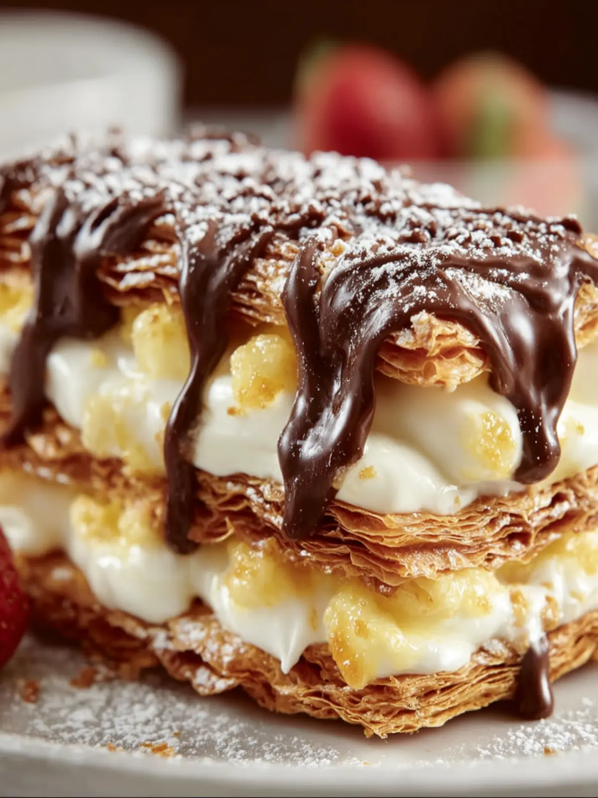 Chocolate-Covered Mille-Feuille Delight Meal First Image