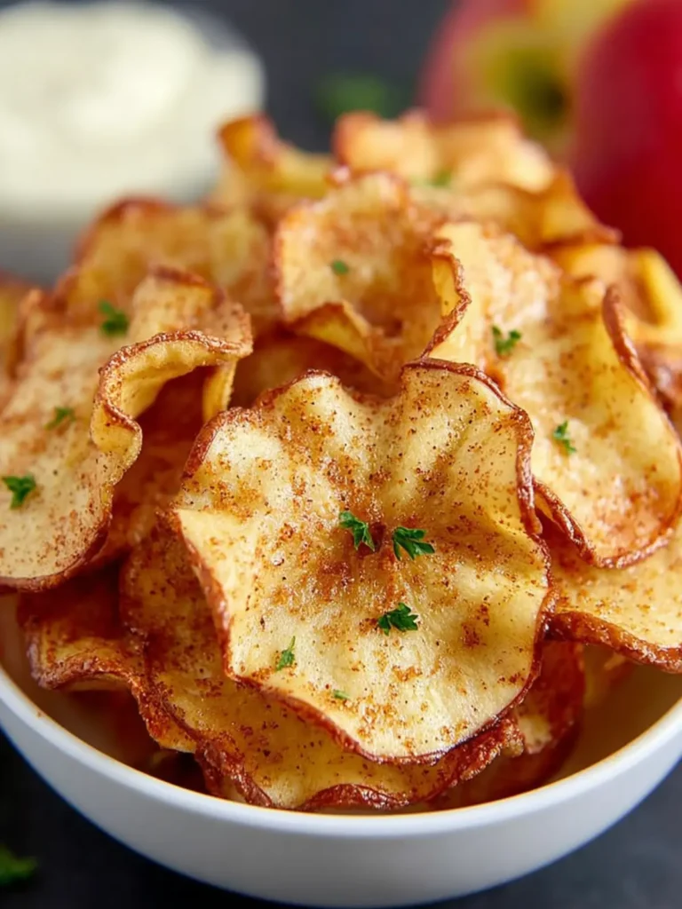 Air Fryer Apple Chips First Image