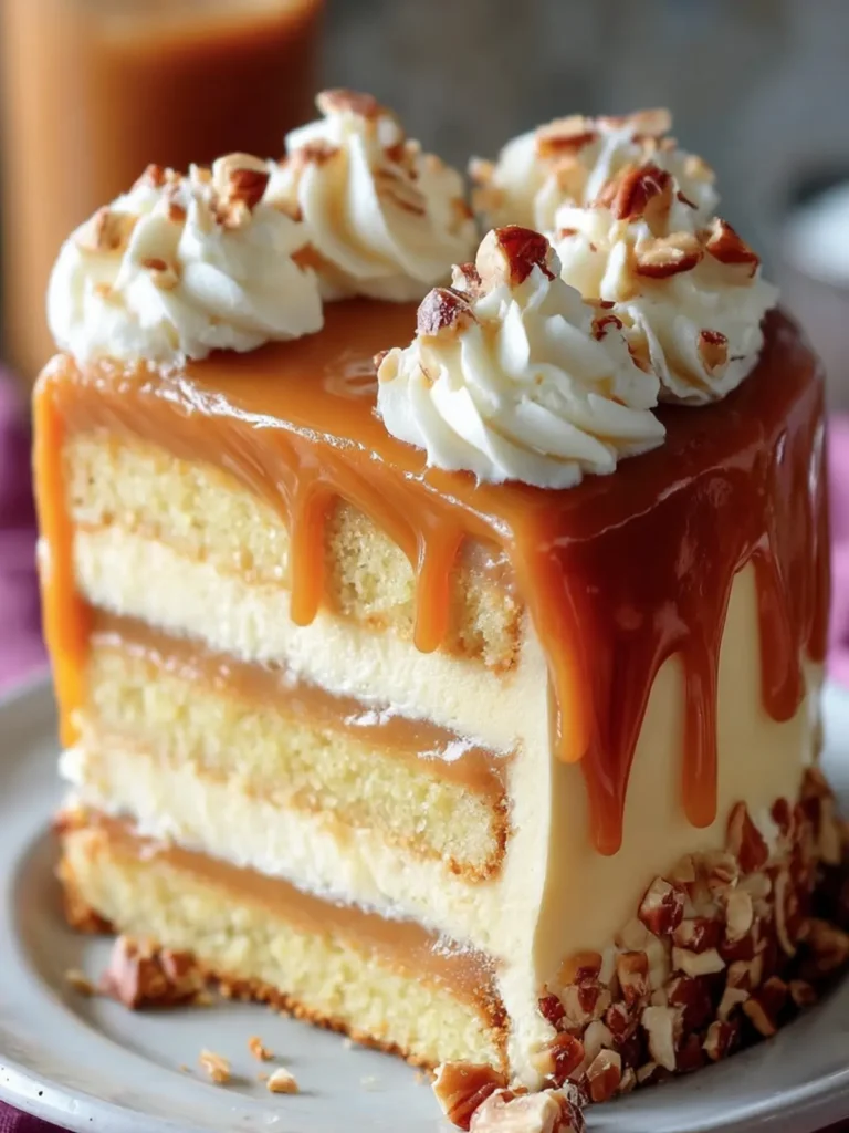 Rich Caramel Layer Cake Recipe First Image