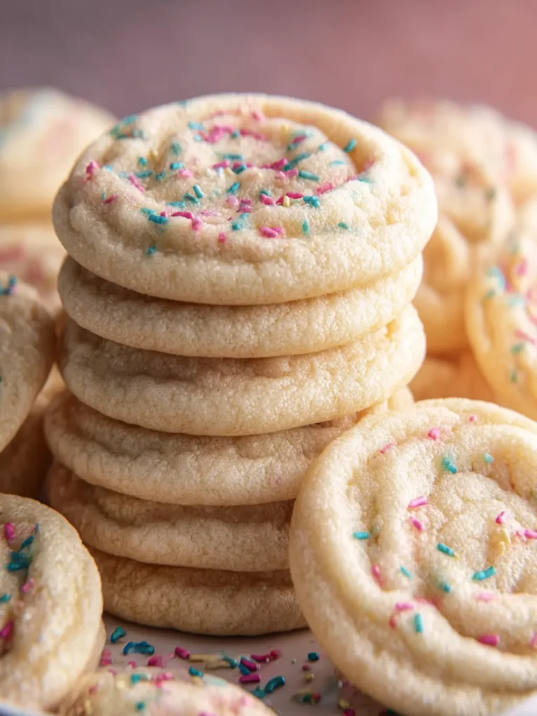 Soft and Chewy Sugar Cookies First Image