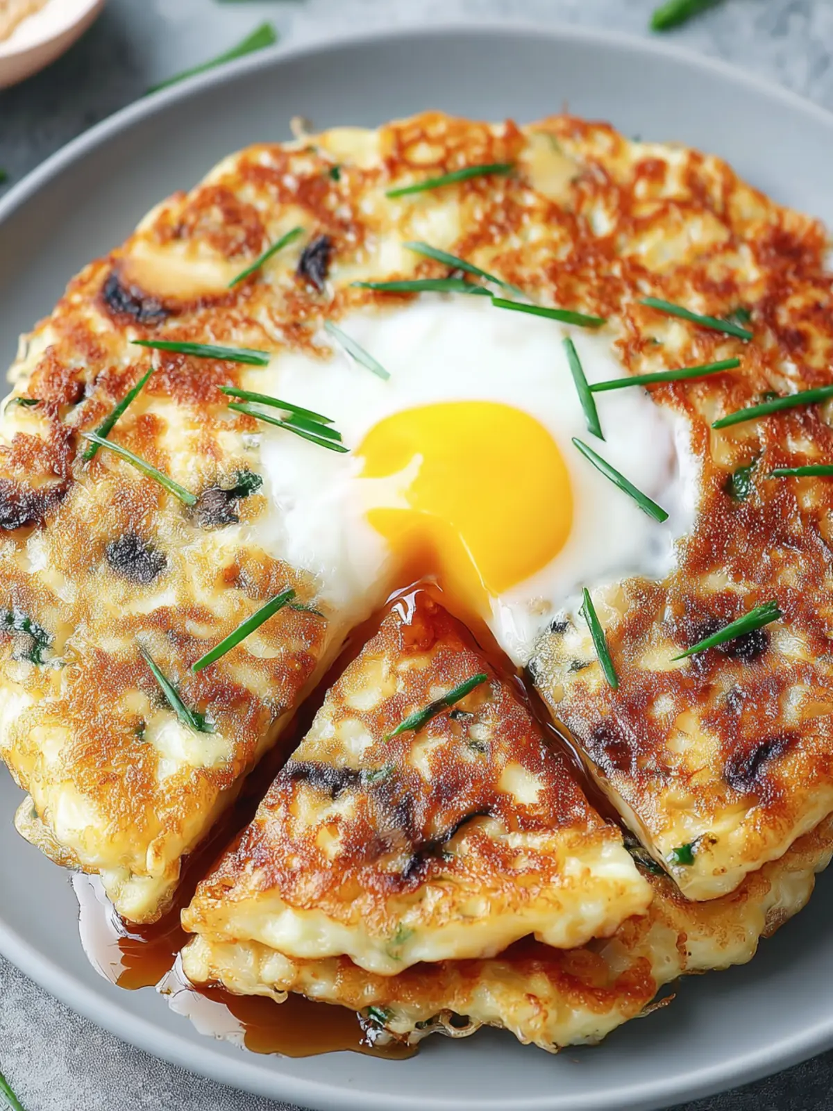 Irresistible Enoki Mushroom Egg Pancakes for Cozy Mornings First Image