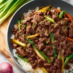 Korean Beef Bowls Recipe First Image