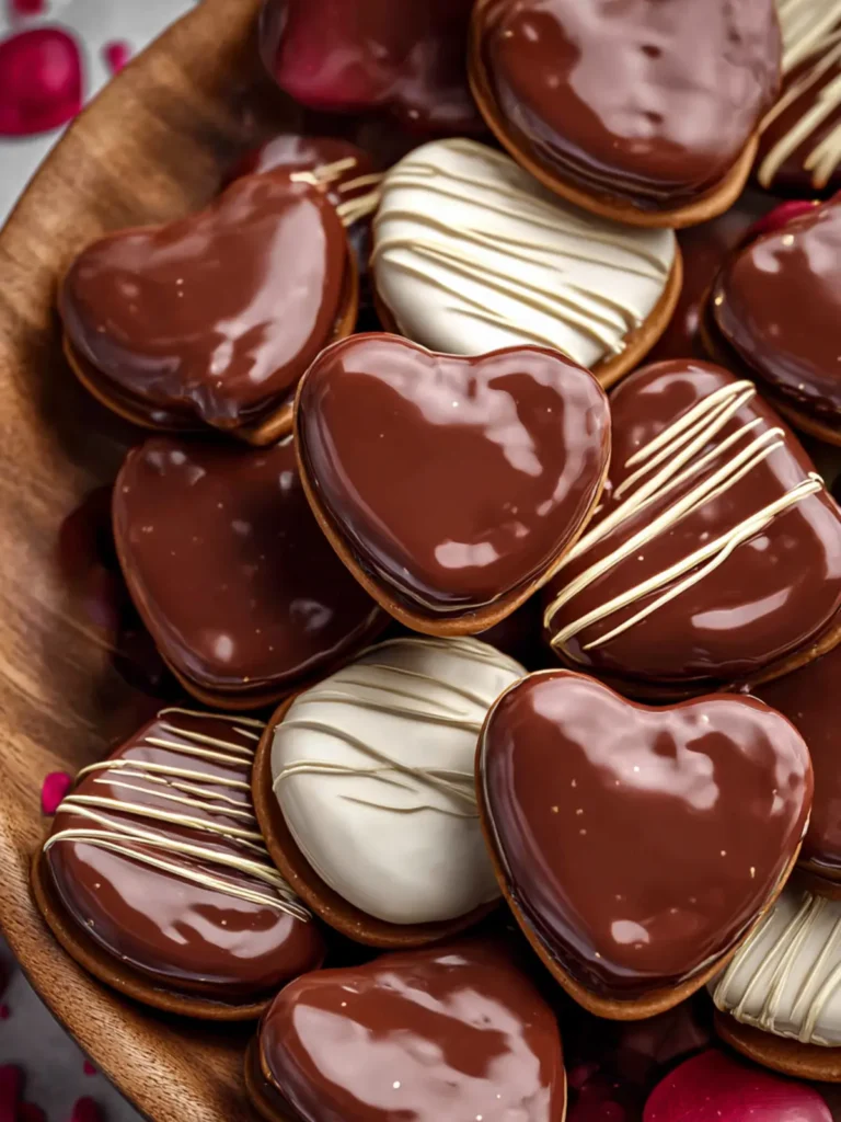 Valentine Chocolate Peanut Butter Hearts First Image