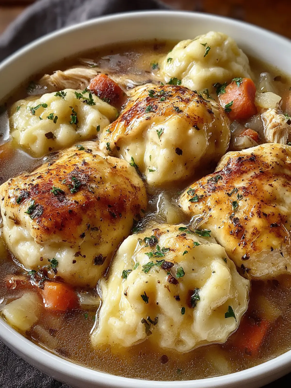Chicken & Dumplings: 5 Simple Steps to Comfort Food Bliss First Image