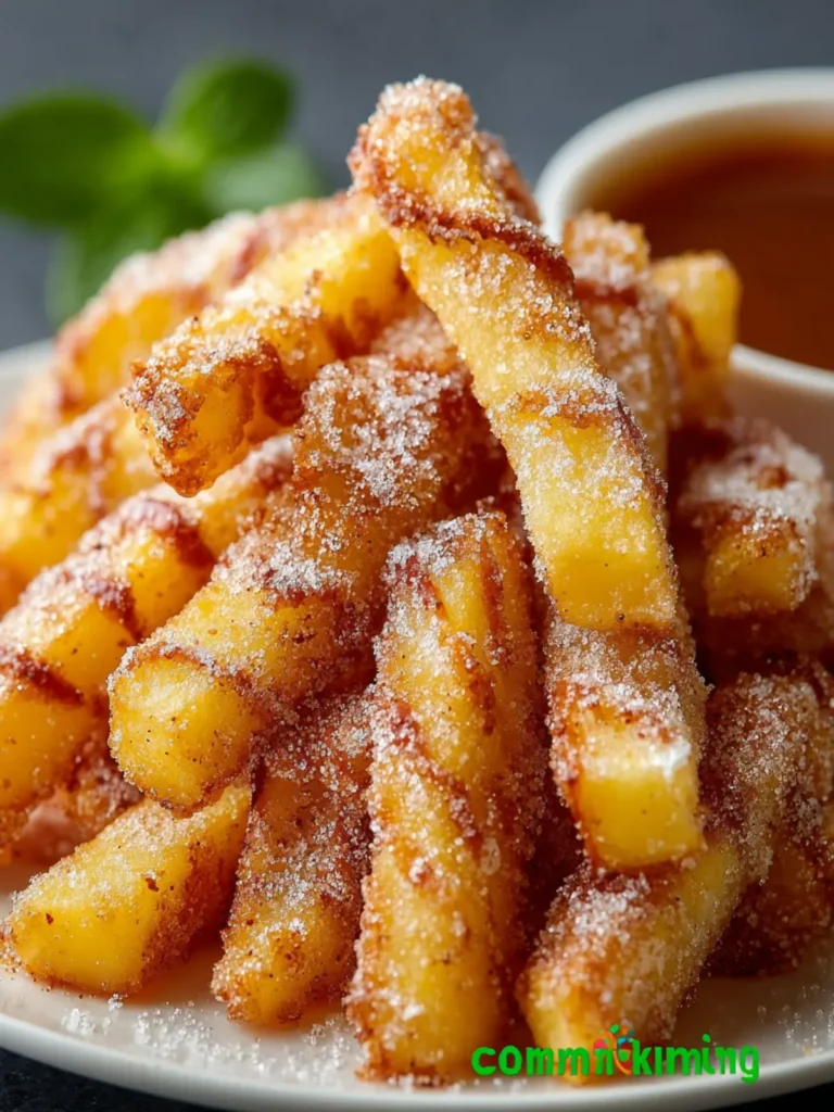 Air Fryer Apple Fries First Image