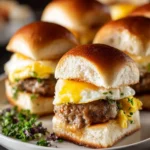 Sausage Egg and Cheese Sliders First Image