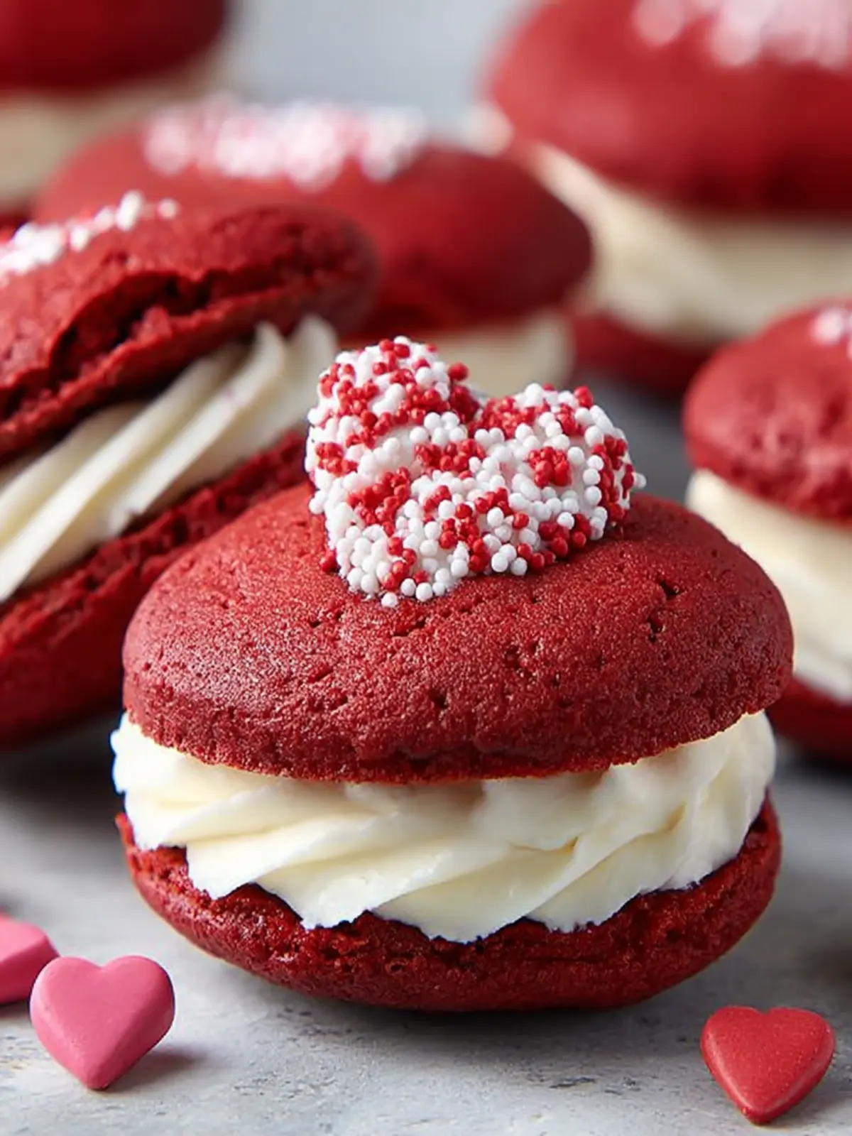 Valentine’s Red Velvet Whoopie Pies First Image