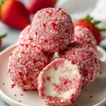 Strawberry Cheesecake Protein Balls First Image