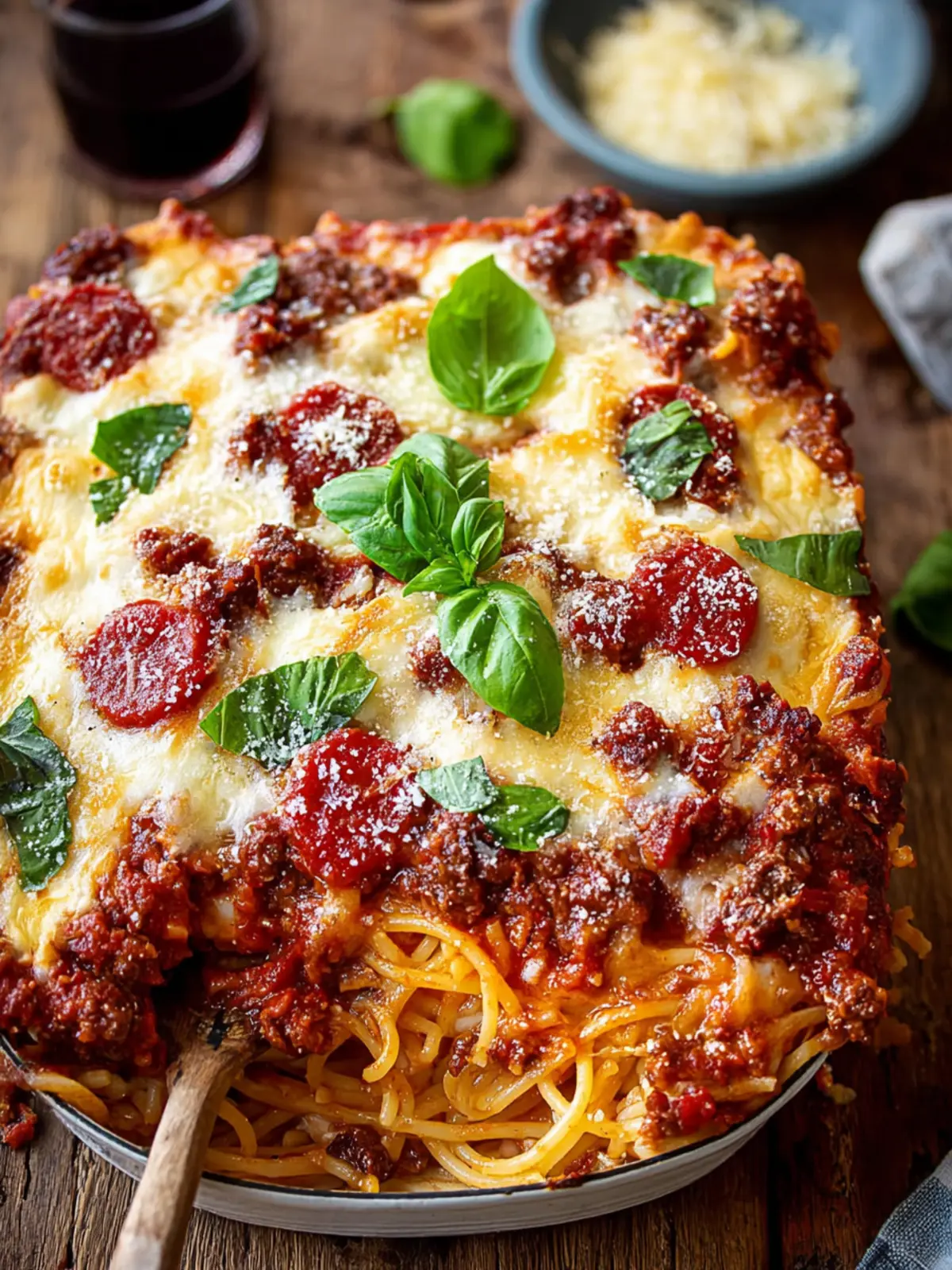 Million Dollar Baked Spaghetti. First Image