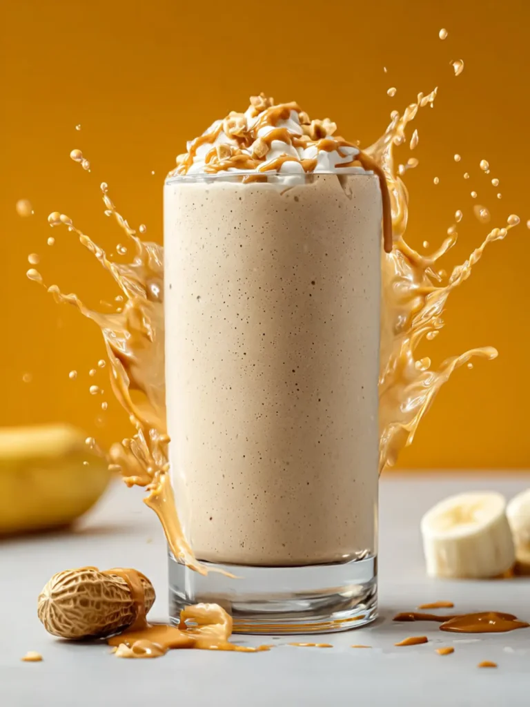Peanut Butter Smoothies Recipe First Image