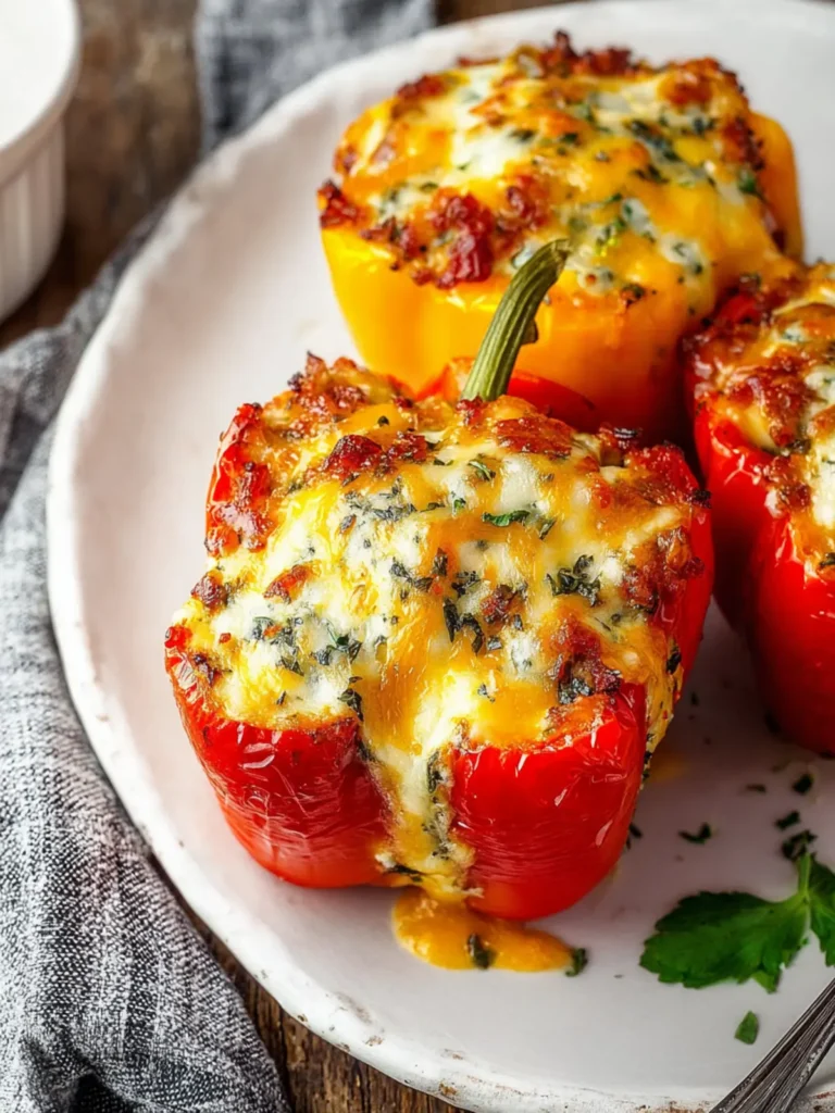 Breakfast Stuffed Peppers First Image
