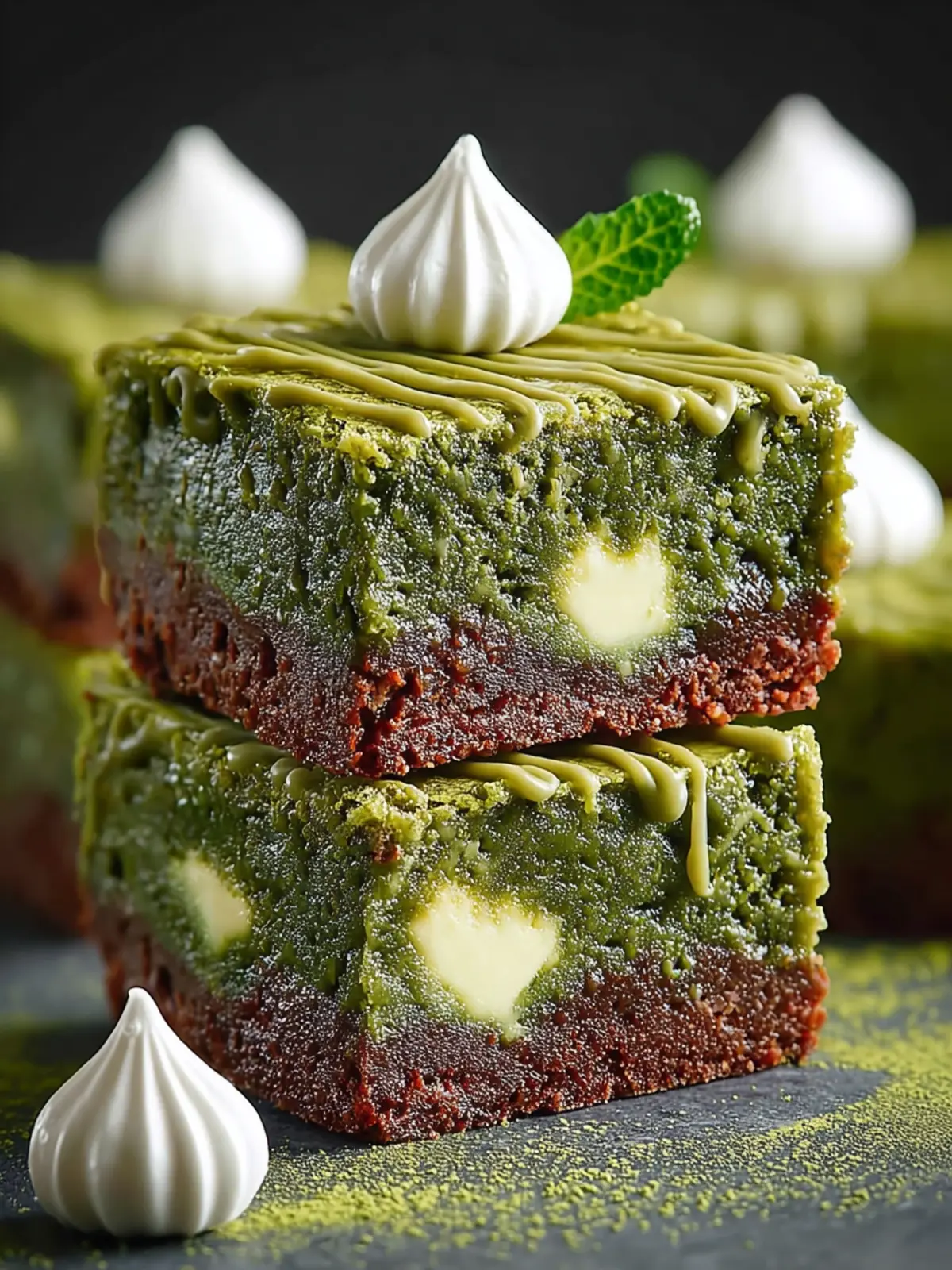 Delicious Green Tea Matcha Brownies for a Sweet Twist First Image