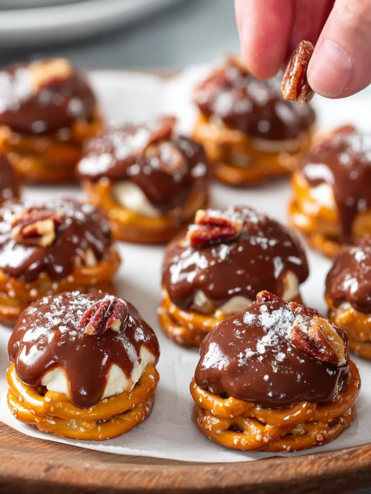 Super Easy Rolo Pretzel Bites First Image