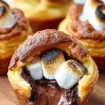 Nutella S’mores Crescent Muffins First Image