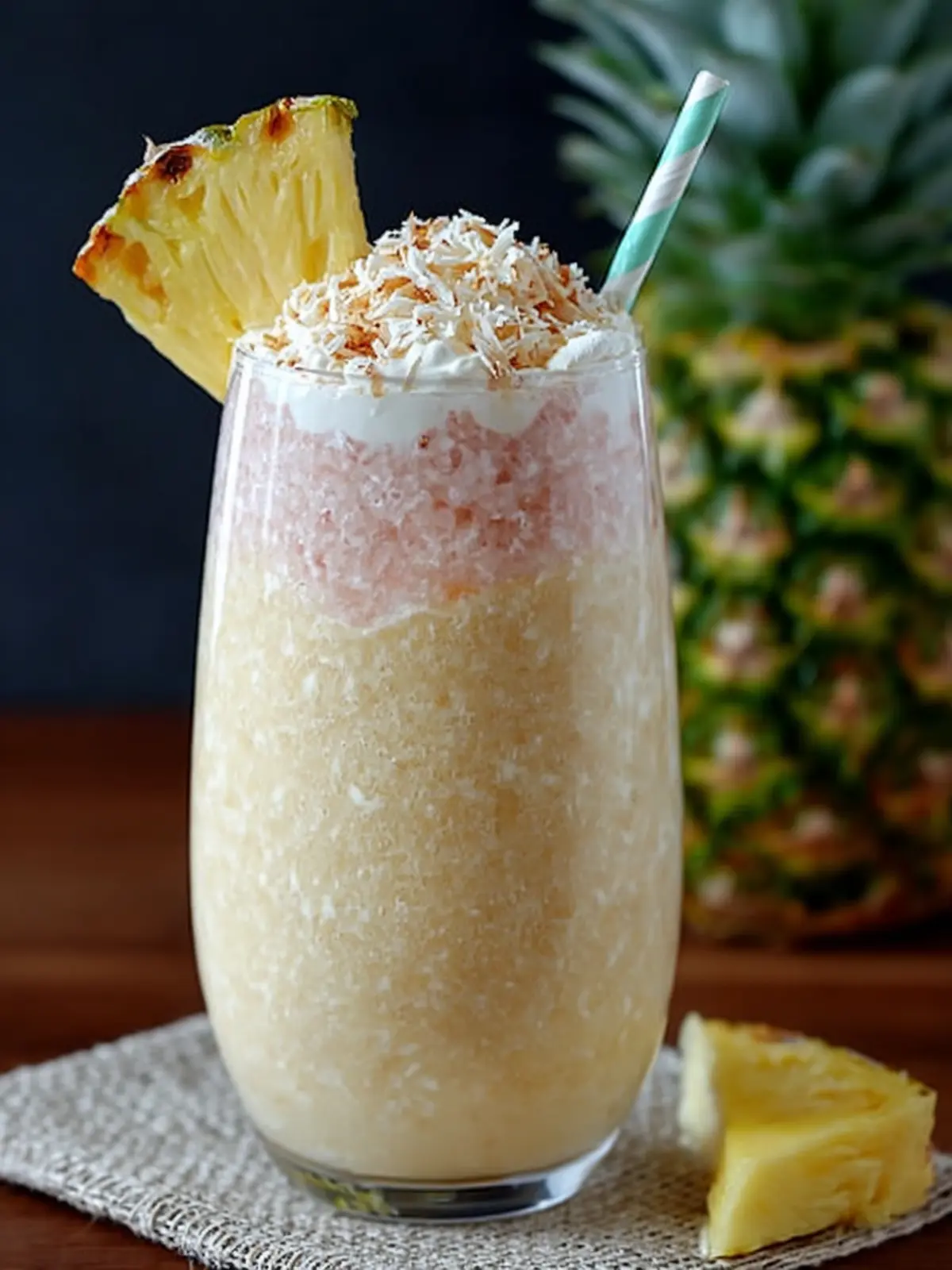 Pineapple Coconut Milk Smoothie: Your Refreshing Tropical Boost First Image