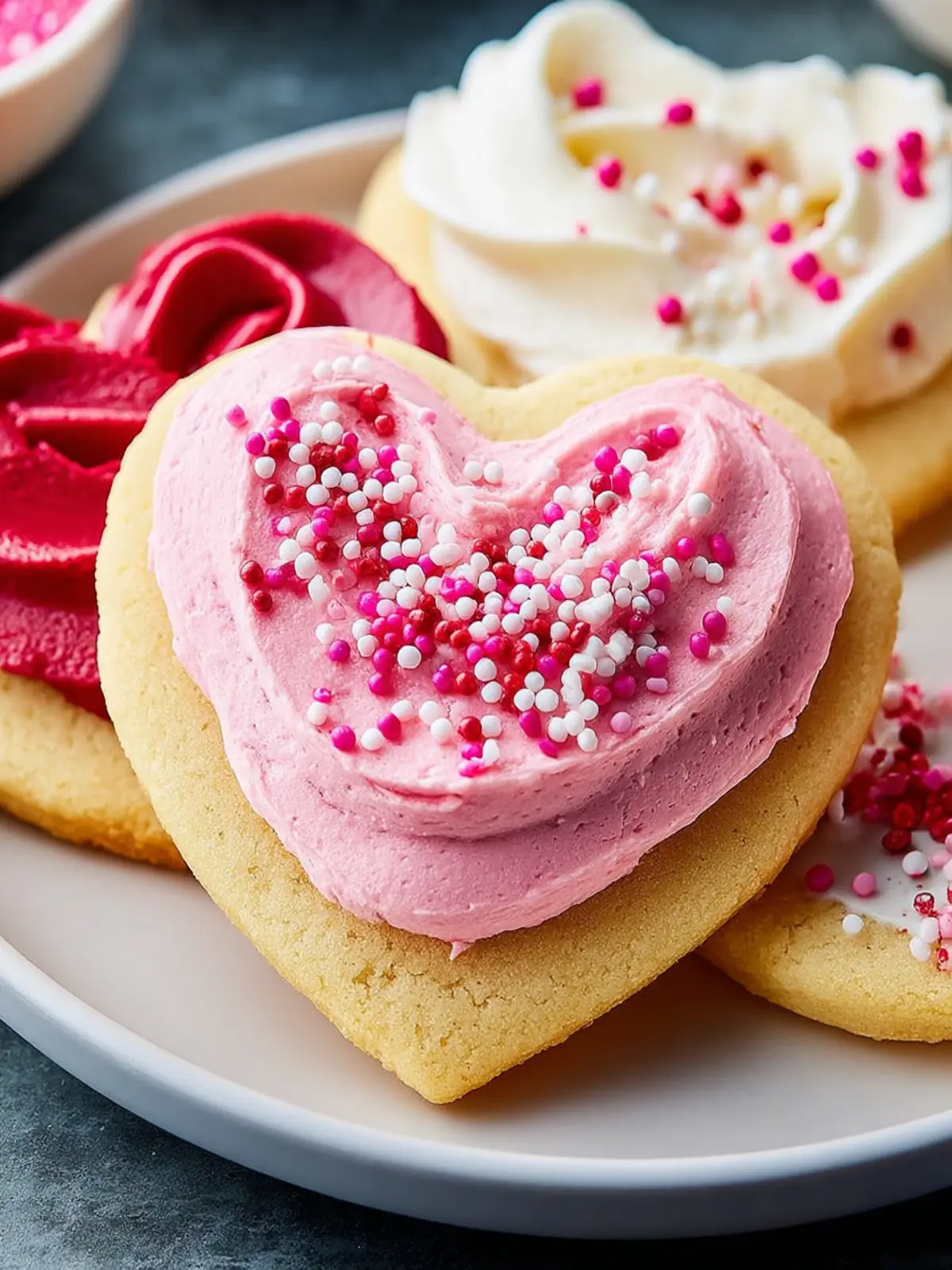 Valentine’s Day Sugar Cookies First Image