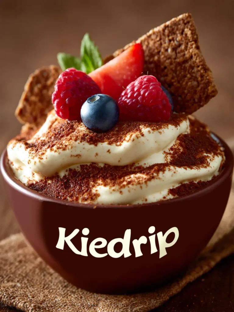Easy Tiramisu Dip: Indulge in Creamy No-Bake Bliss First Image