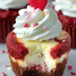 Red Velvet Cheesecake Cupcakes First Image