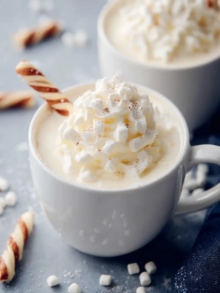 White Hot Chocolate Recipe First Image