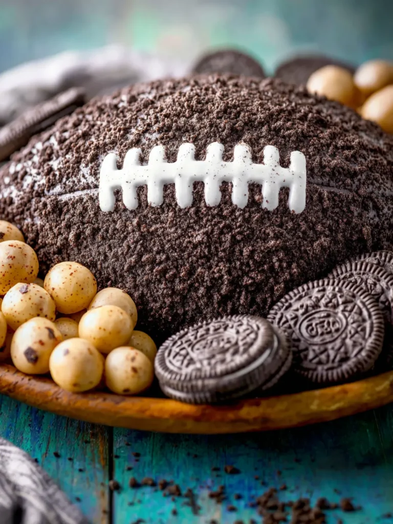Oreos Cookies & Cream Football Dip First Image