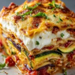 Layered Mediterranean Veggie Lasagna with Creamy Ricotta 😋 First Image