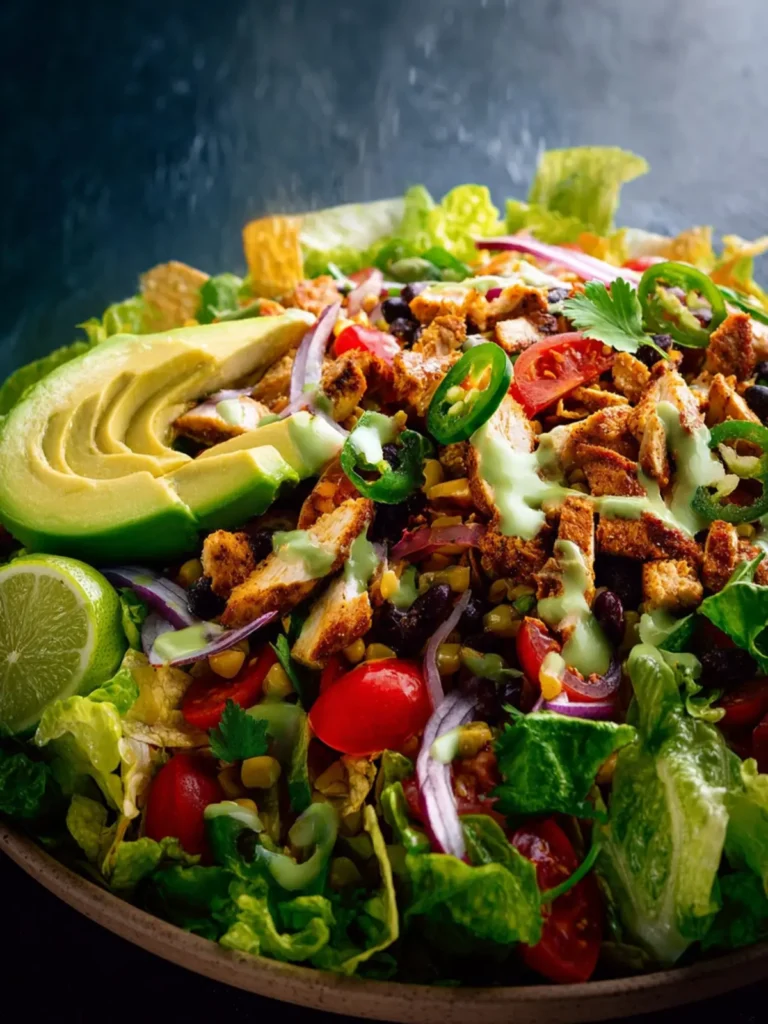 Chicken Taco Salad Recipe First Image