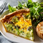 Broccoli Quiche With Cheddar First Image