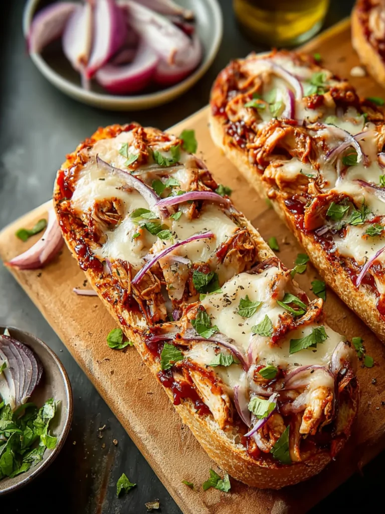Irresistible BBQ Chicken French Bread Pizza Recipe First Image