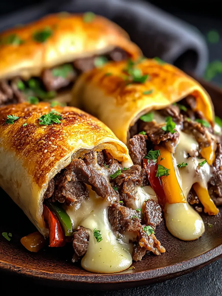 Keto Philly Cheesesteak Rolls First Image