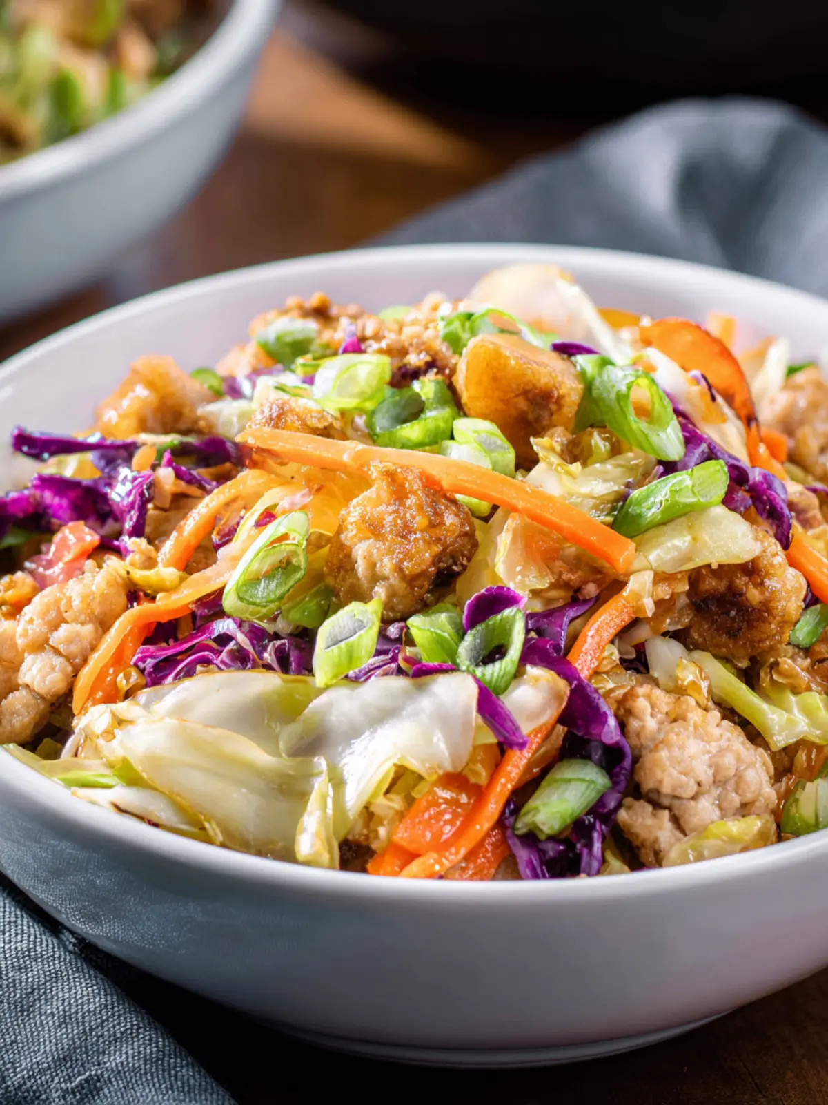 Chicken Egg Roll in a Bowl First Image