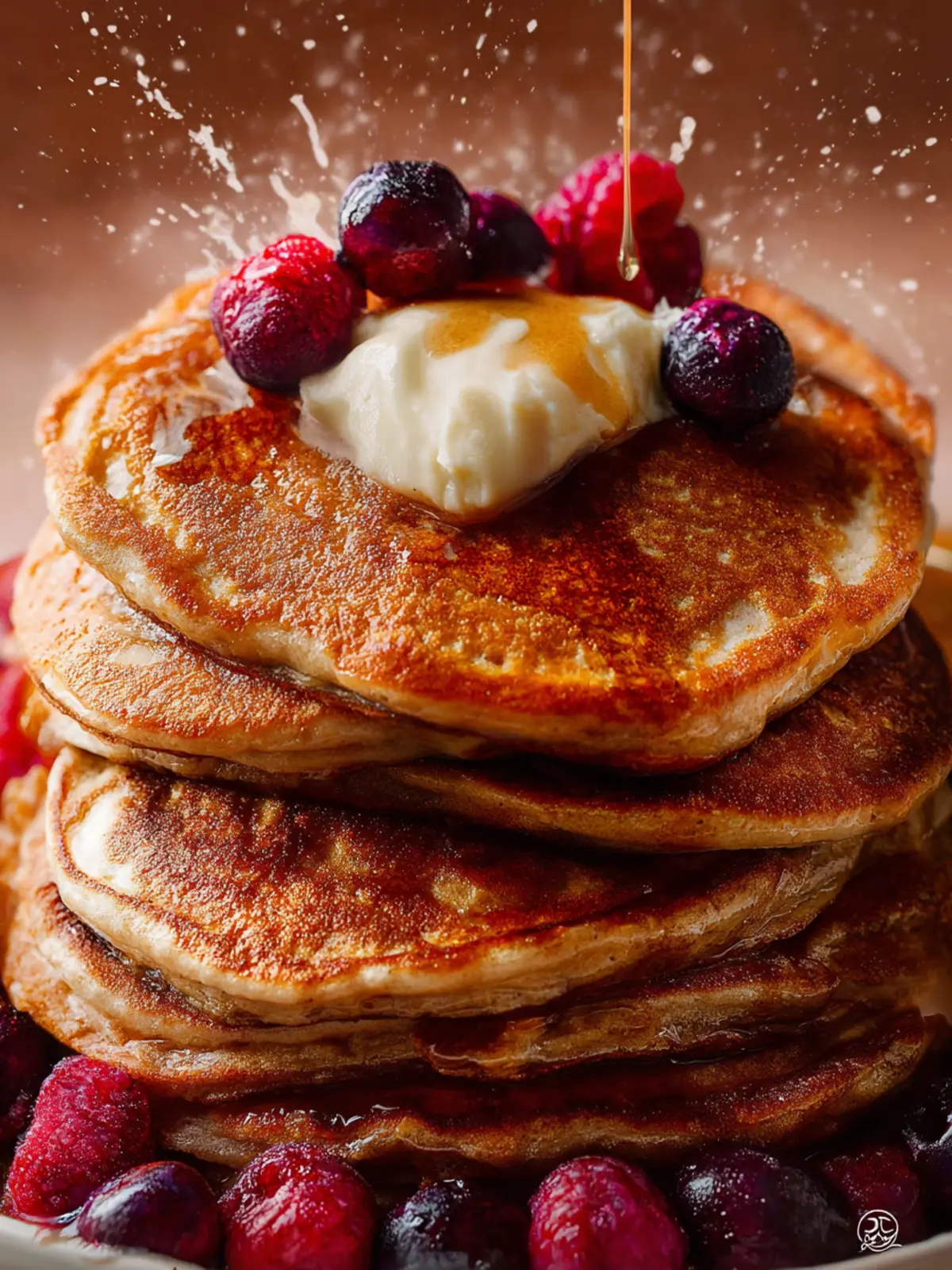 Whole Wheat Pancakes Recipe First Image